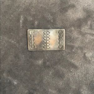 Handcrafted sterling silver brooch